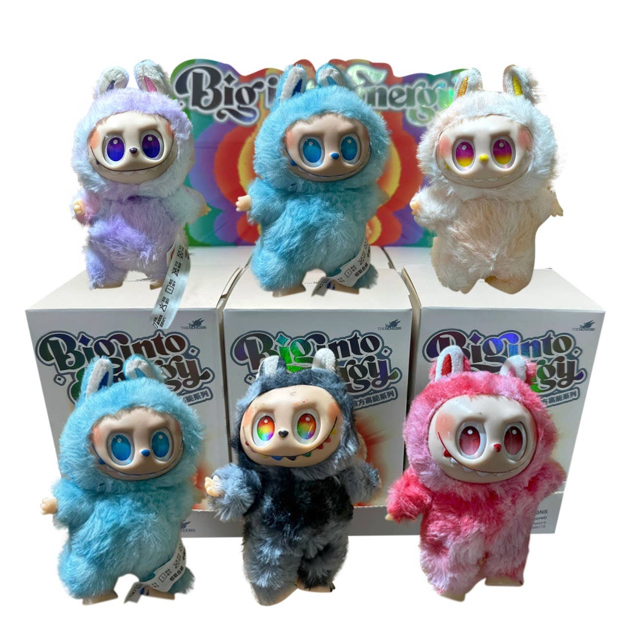 Labubu Style The Monster Big Energy Bag Keychain