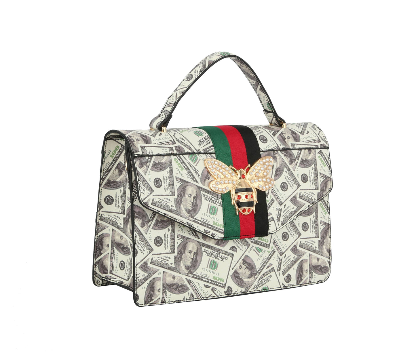 Fashion Bee Satchel with Matching Wallet