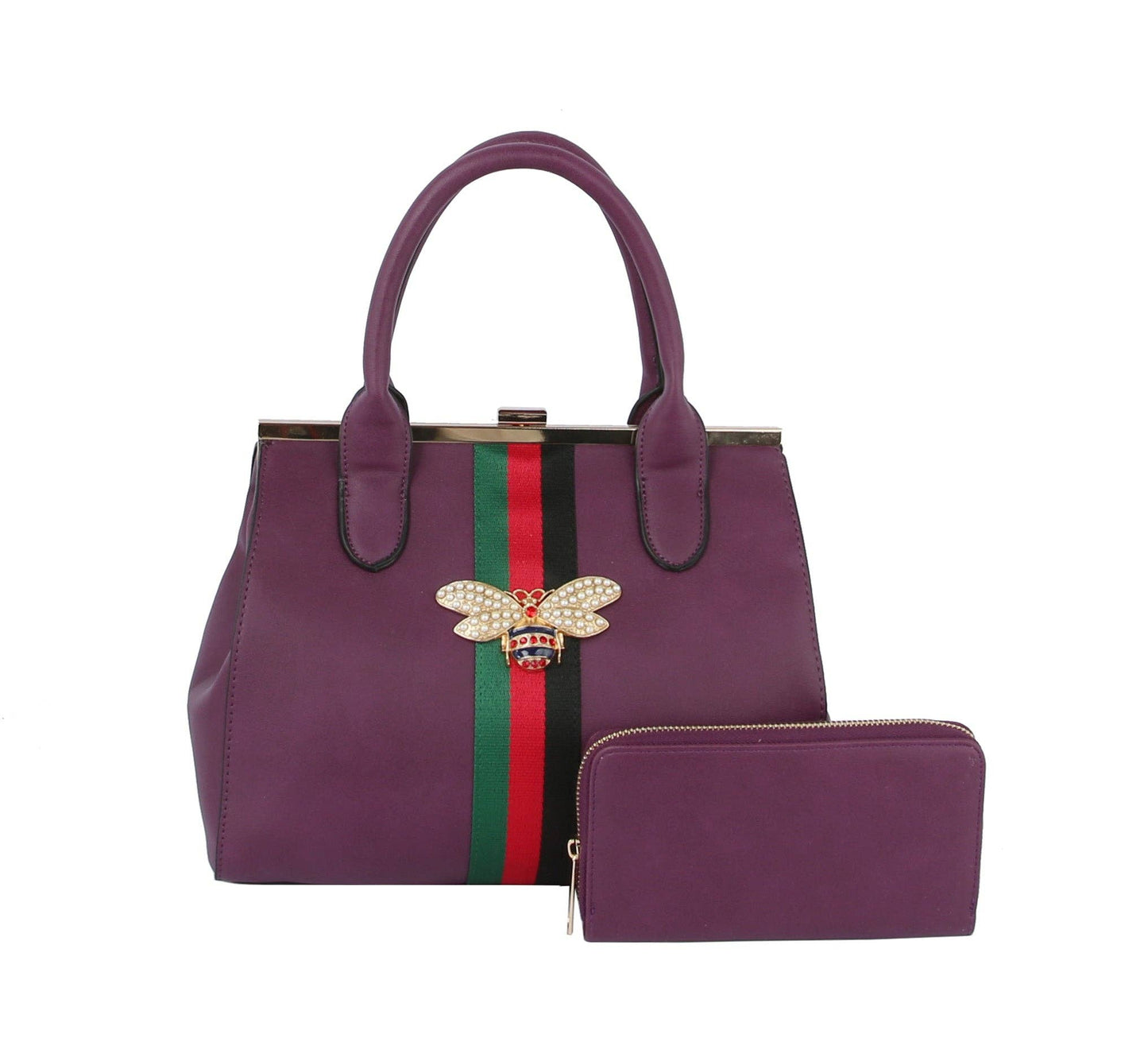 Women Handbag Satchel purse set Tote Bag