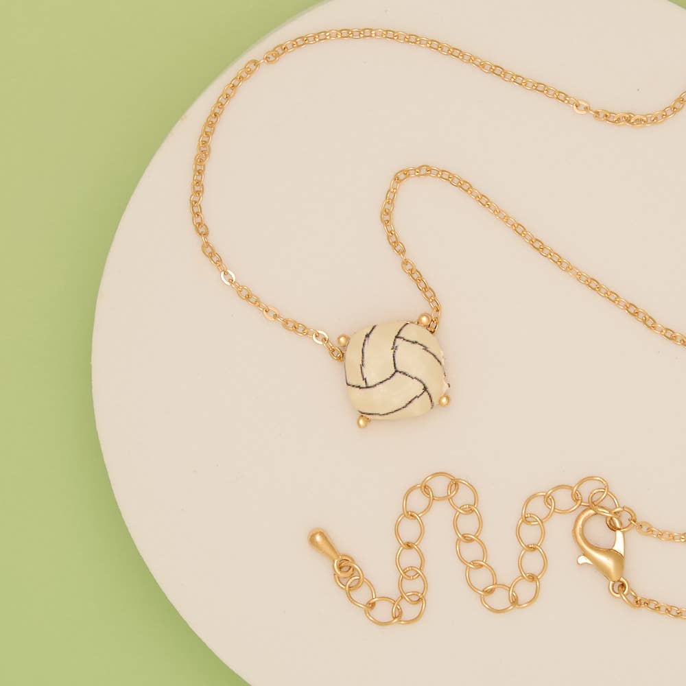 Gameday Cushion Cut Charm Pendant Necklace