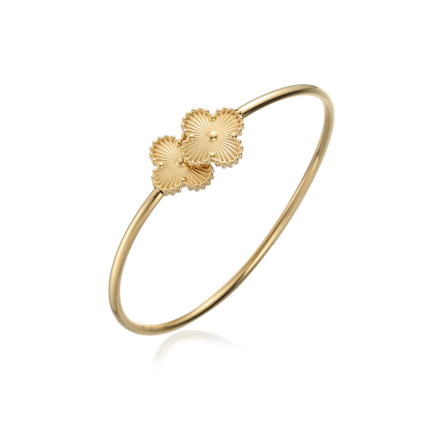 Iconic Clover Charm Cuff