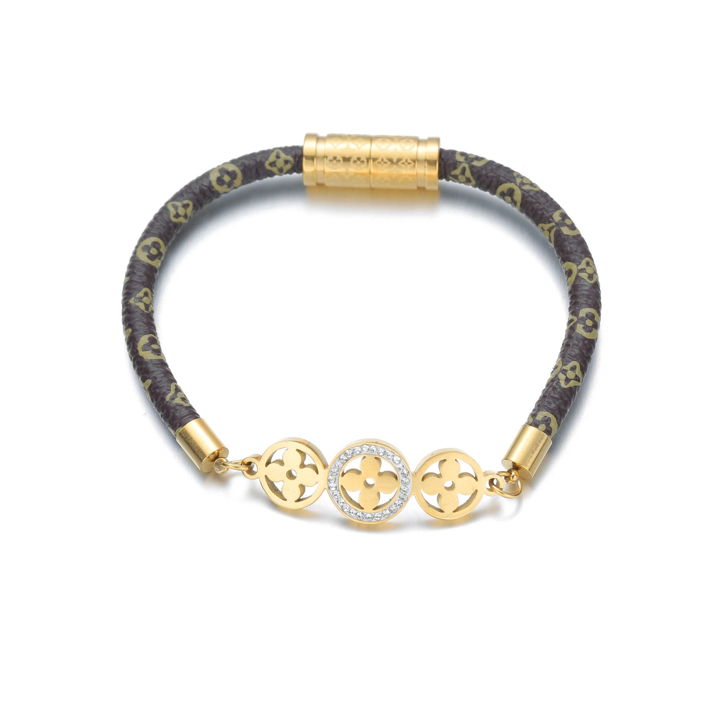 Classic Icon Fabric Accent Luxe Bracelet