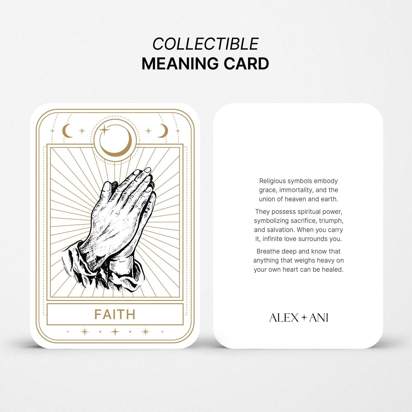 Divine Guides Cross Pendant Necklace