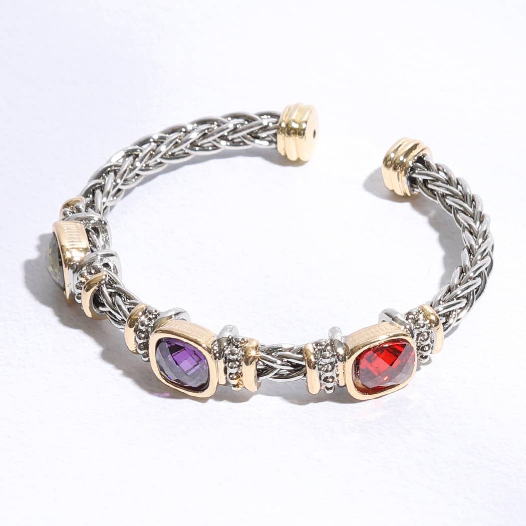 Square Multi Bangle Bracelet 5MM