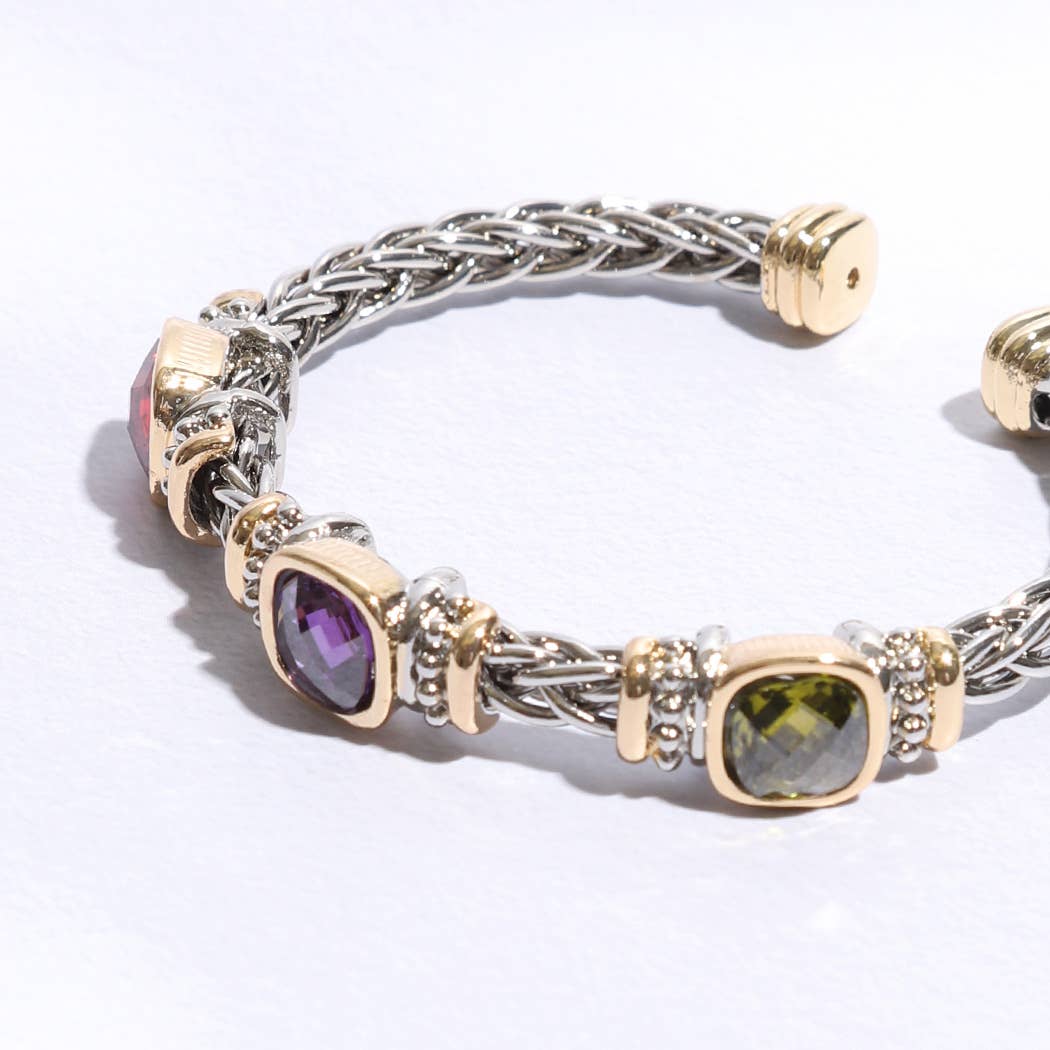 Square Multi Bangle Bracelet 5MM