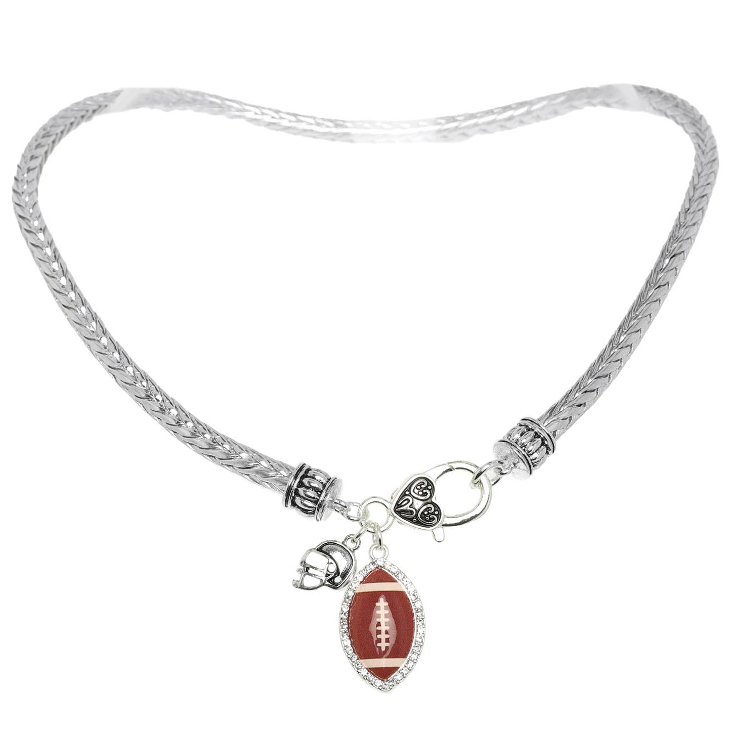 Game Day Football Charm Necklace