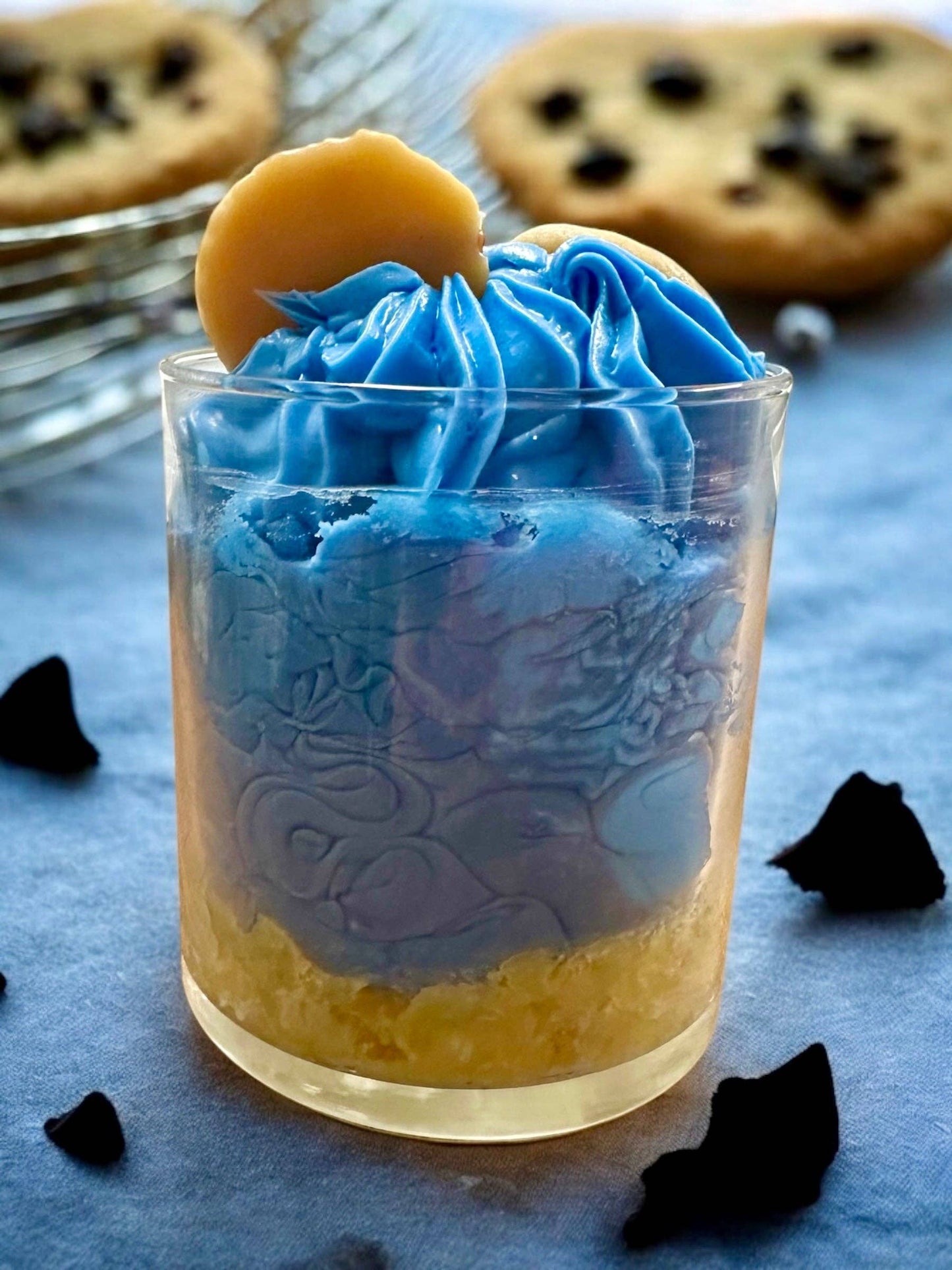 Cookie Monster Chocolate Chip Cookie Candle