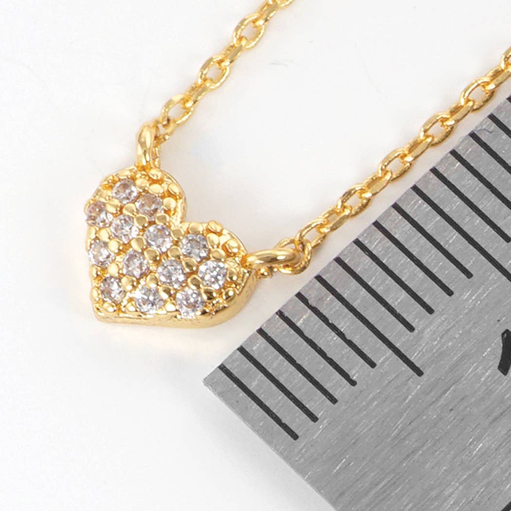 Gold-Dipped Heart Necklace