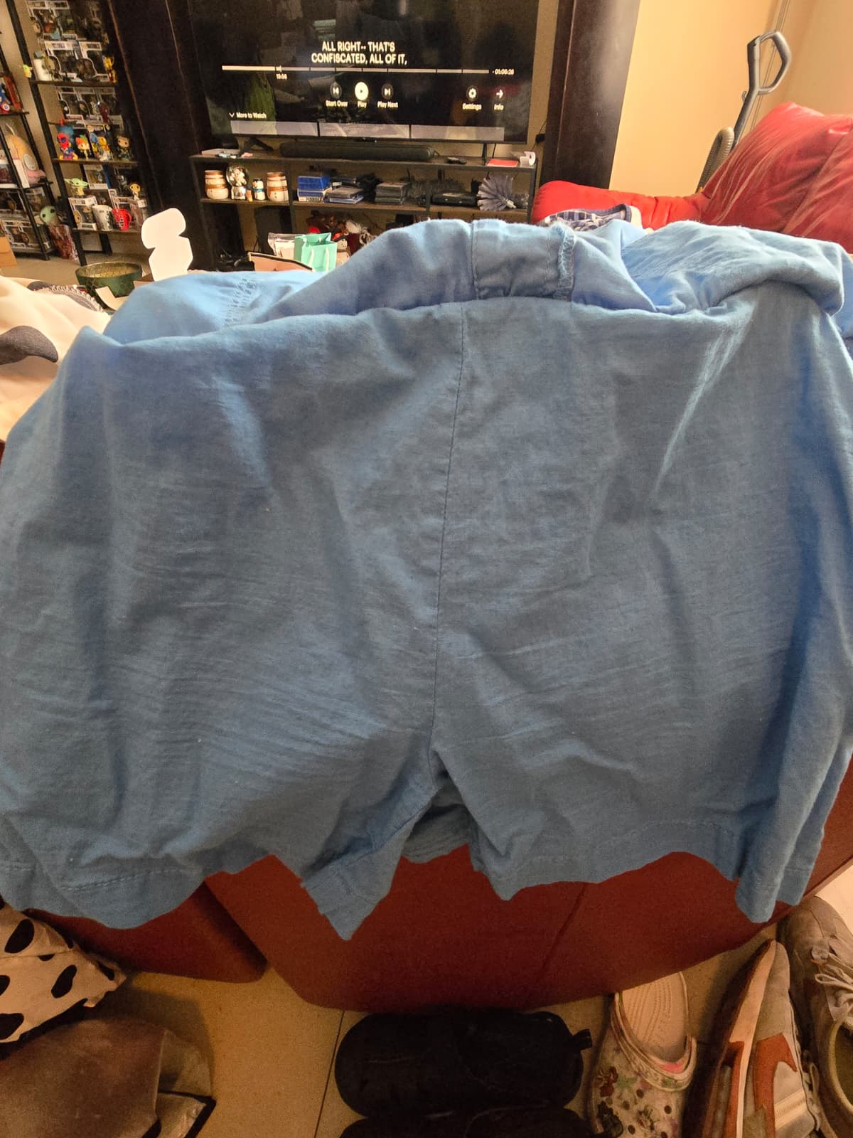 Fresh Brand Light Blue Drawstring Skort – Size 10