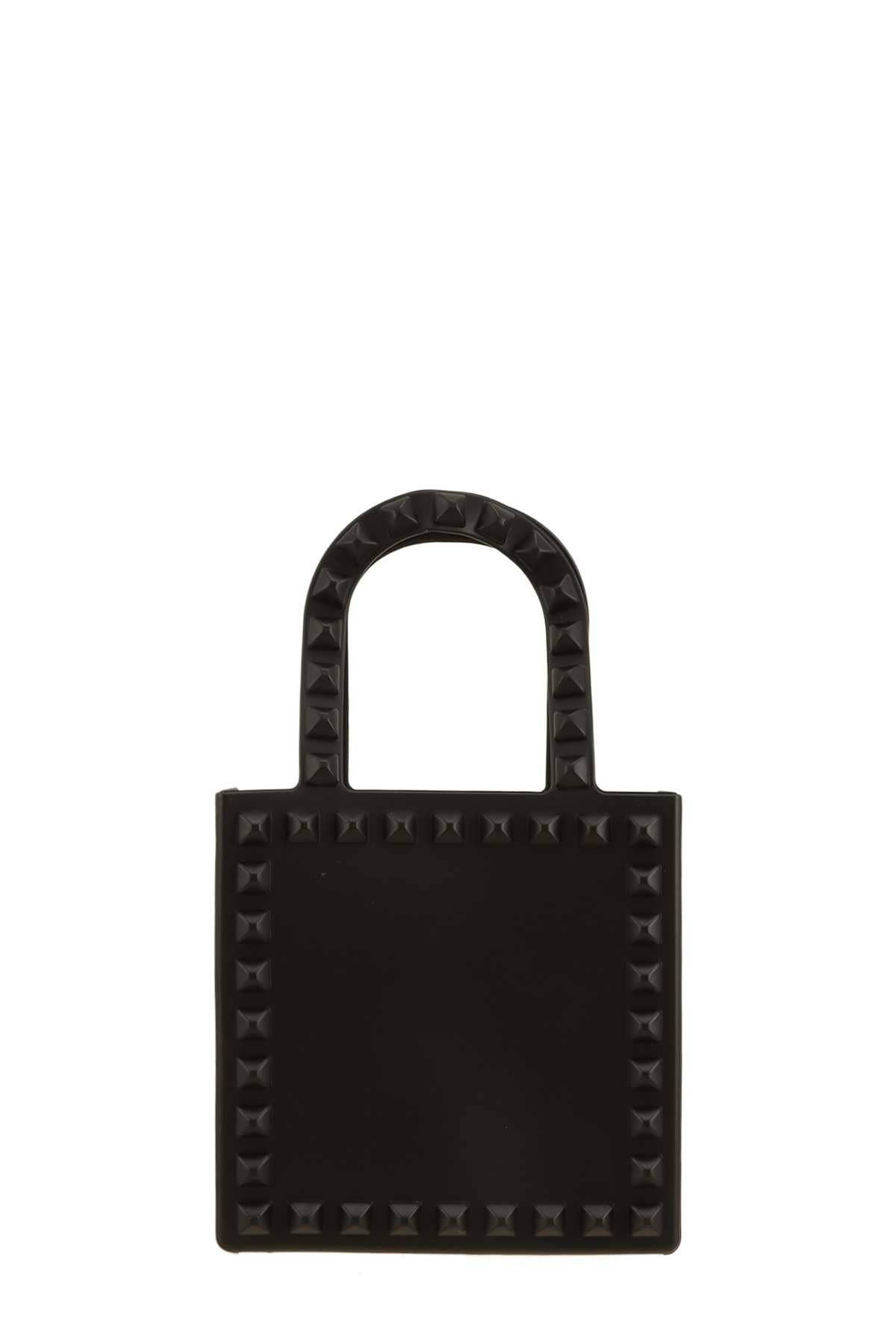 V BUCKLE HANDLE MINI JELLY BAG