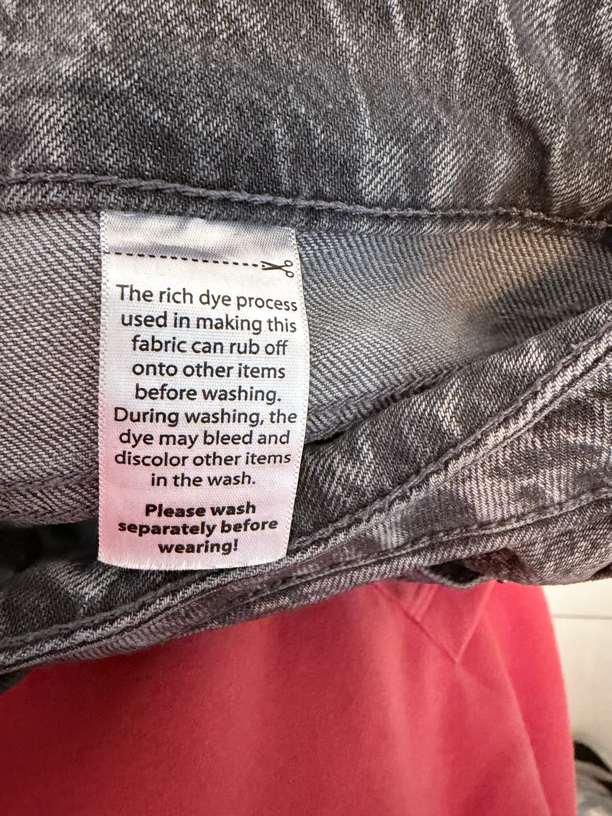 Time and Tru High Rise Grey Acid Wash Jeans Size 14