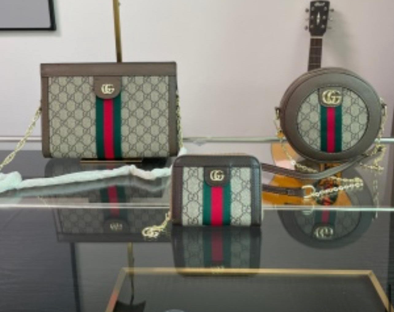 2 Purses & 1 Wallet Combo