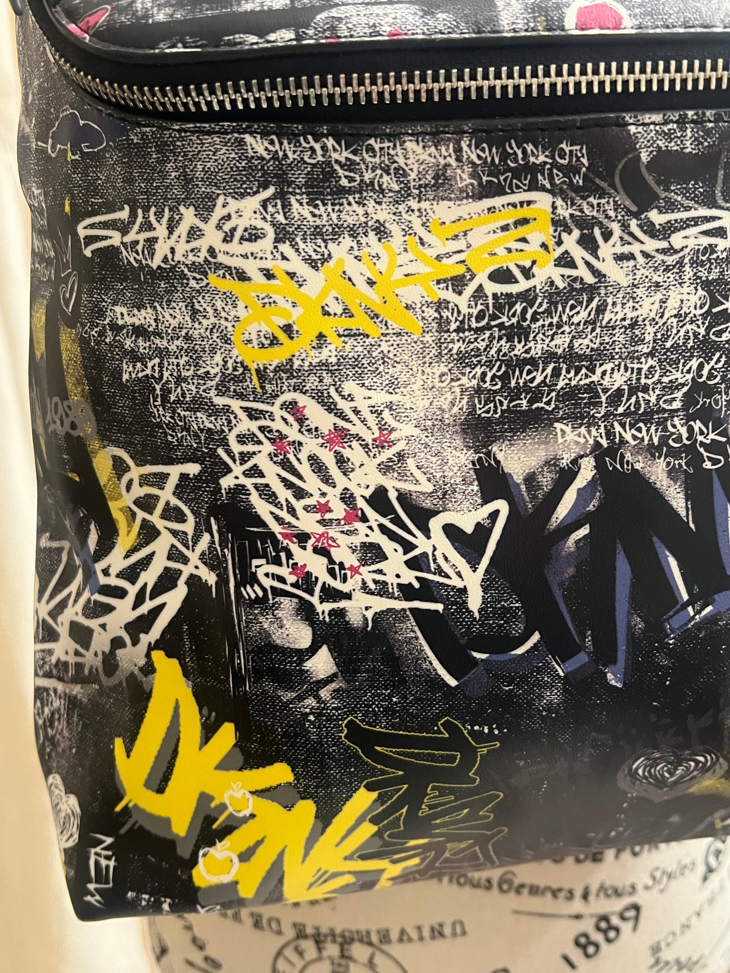 DKNY Graffiti Back Pack Purse