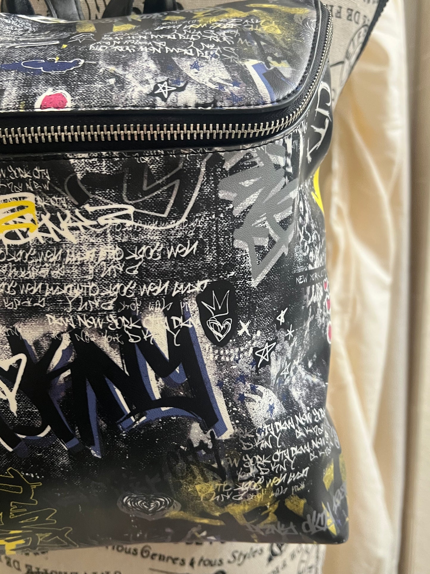 DKNY Graffiti Back Pack Purse