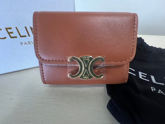 Triomphe Inspired Tan Wallet
