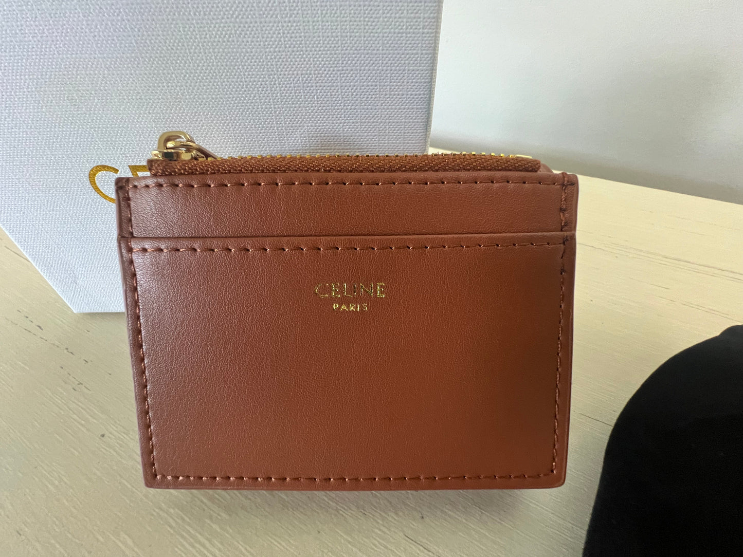Triomphe Inspired Tan Wallet
