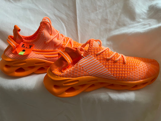 Neon Orange Women's Sneakers