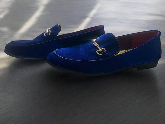 Rich Blue Men's Loafers