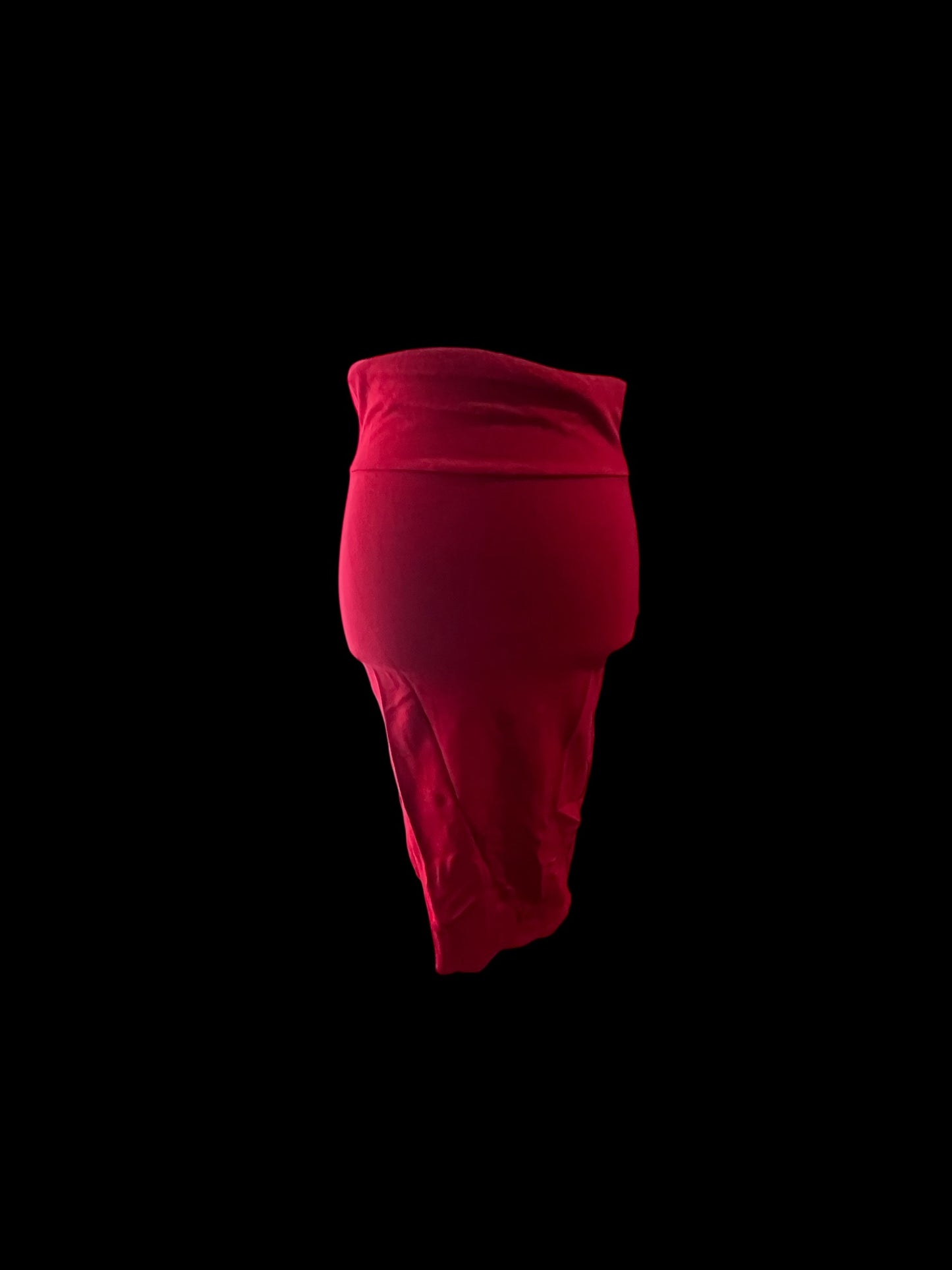 Women's Red Skirt-Spandex-Size OS