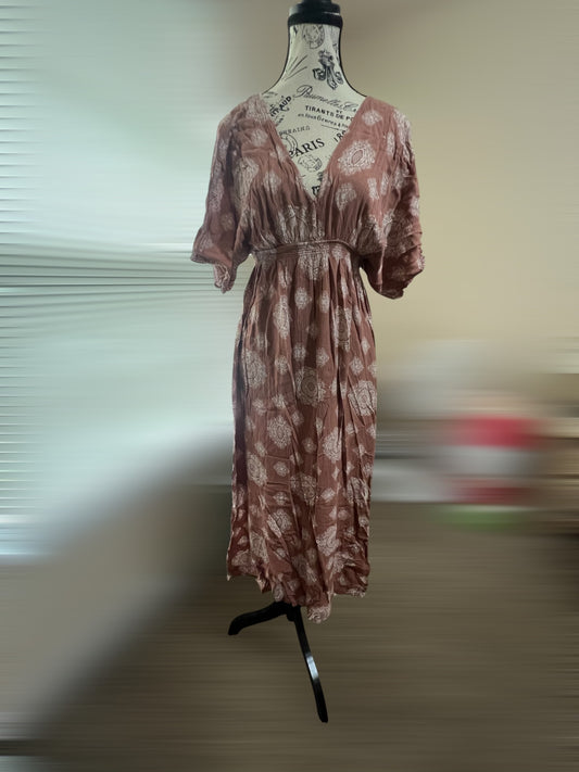 Mauve Paisley Dress