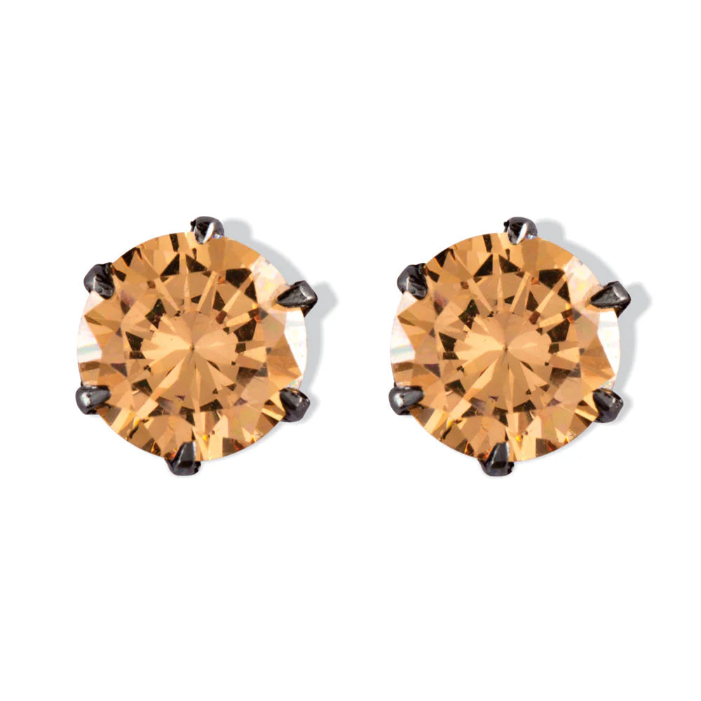 Rainbow Mist Stud Earrings