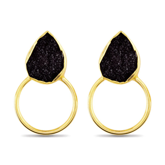 Night Magic Hoop Earrings