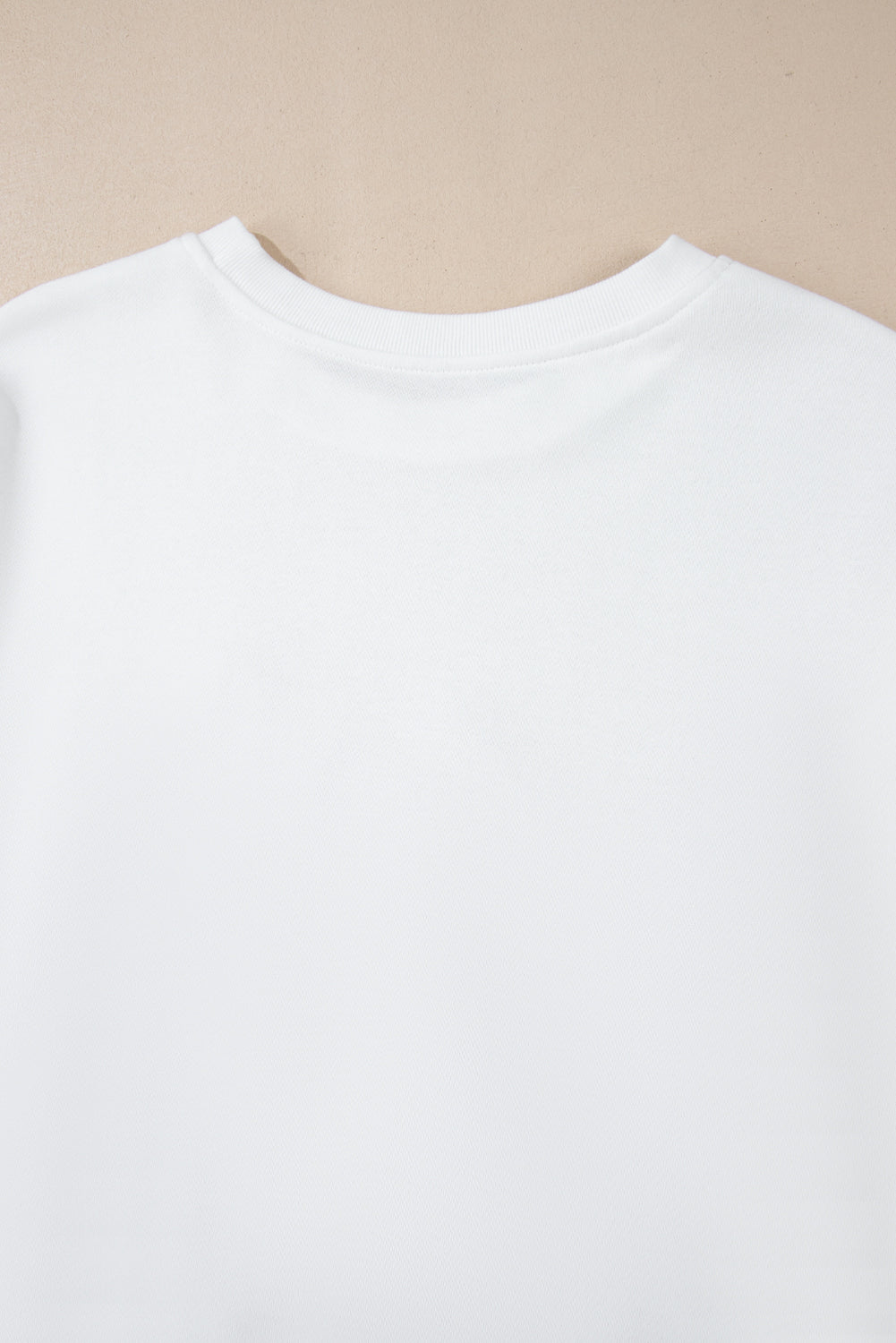 White Plus Size Game Day Tinsel Sweatshirt