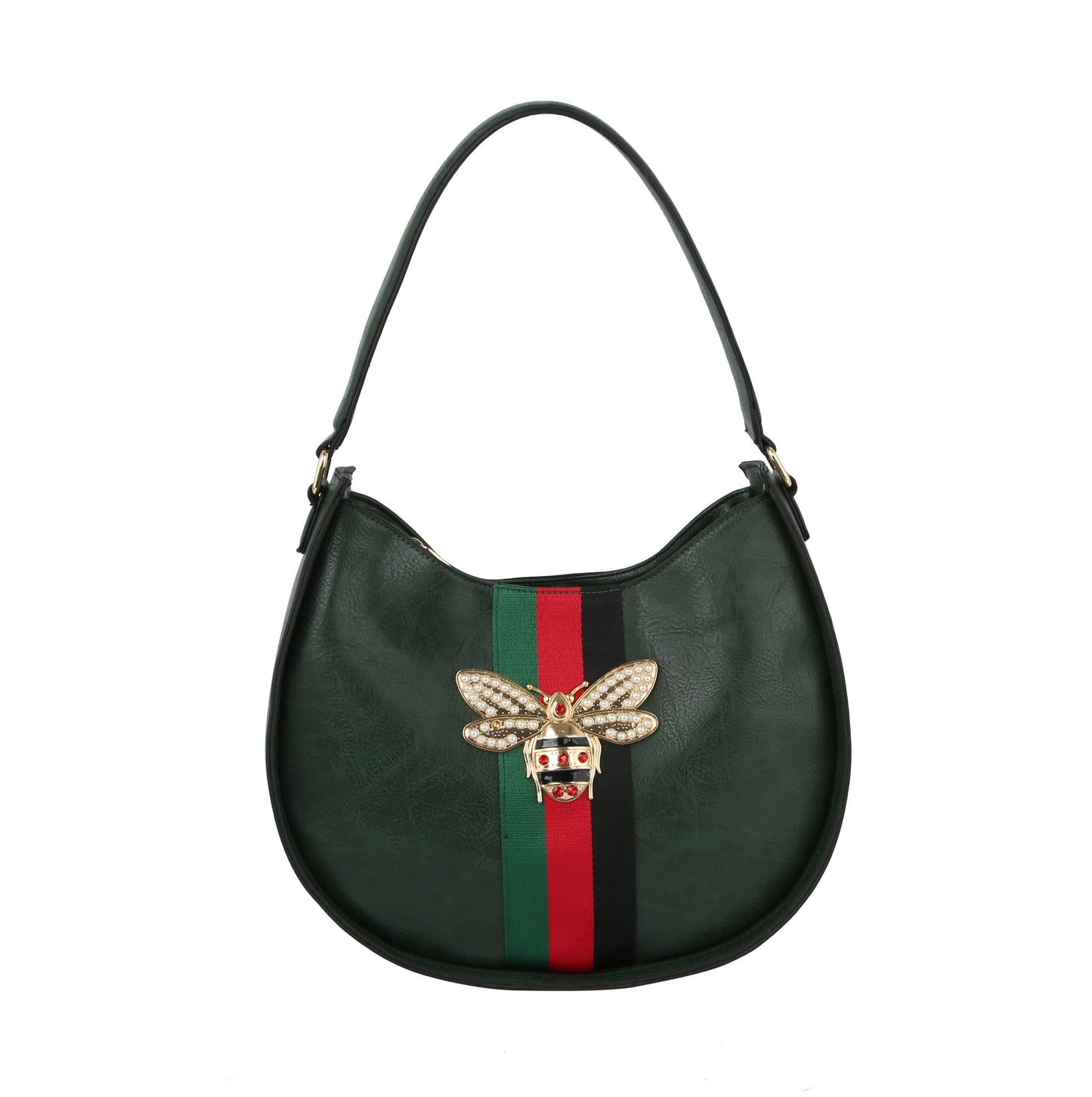 Satchel Purse Bee Charm Pendant Handbag