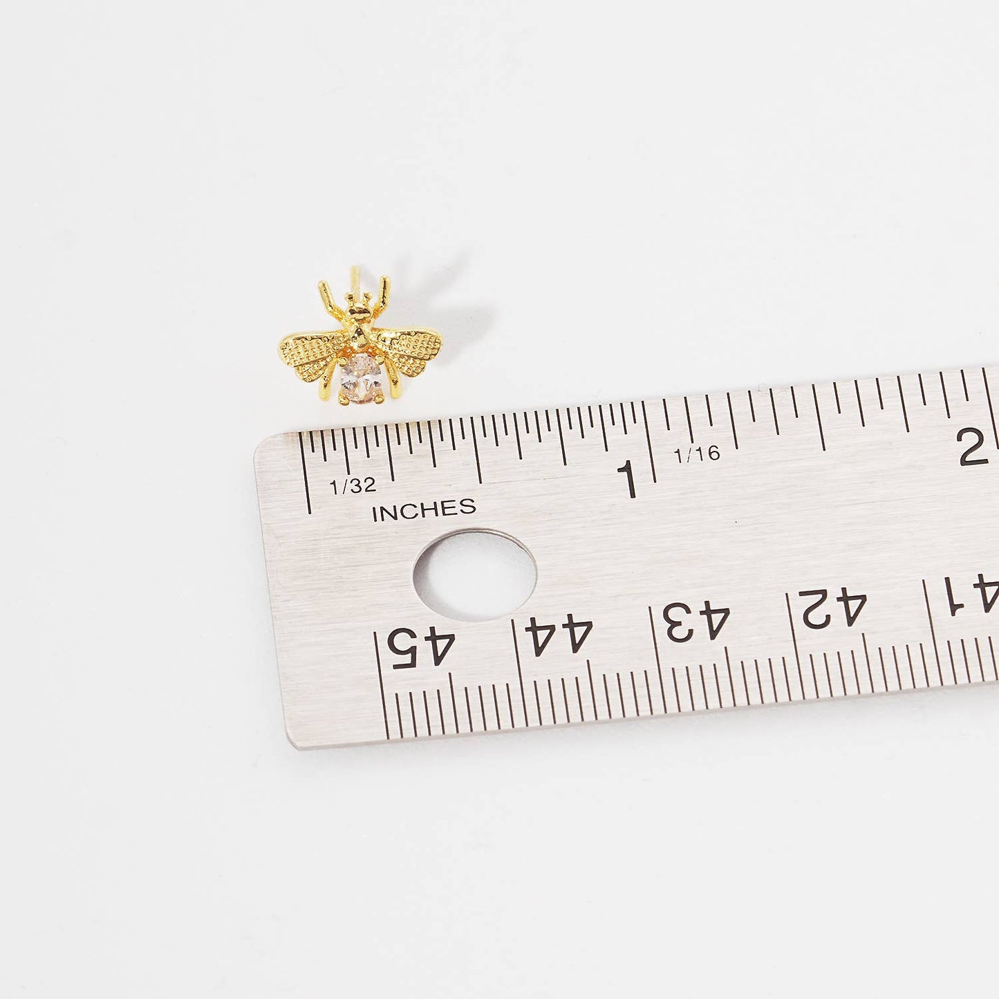 Bee Gold Dipped Post Earrings