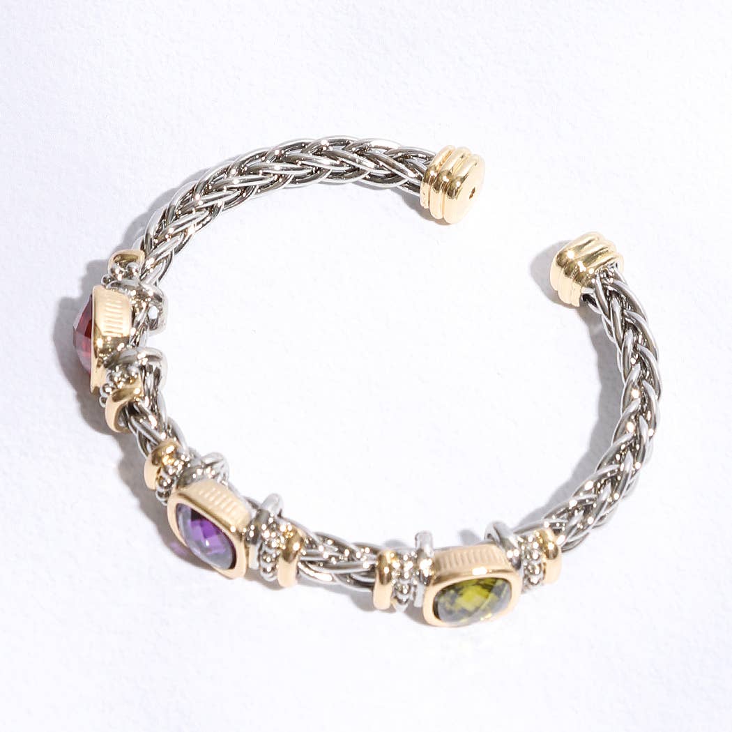 Square Multi Bangle Bracelet 5MM