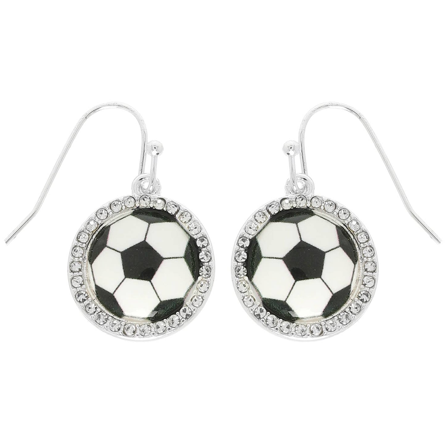 Game Day Soccer Dangle Earrings