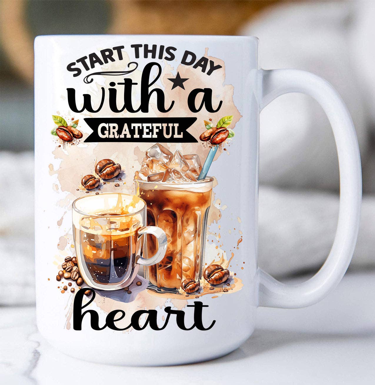 Start this Day Grateful Coffee Spiritual Coffee Mug