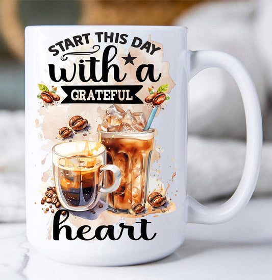 Start this Day Grateful Coffee Spiritual Coffee Mug