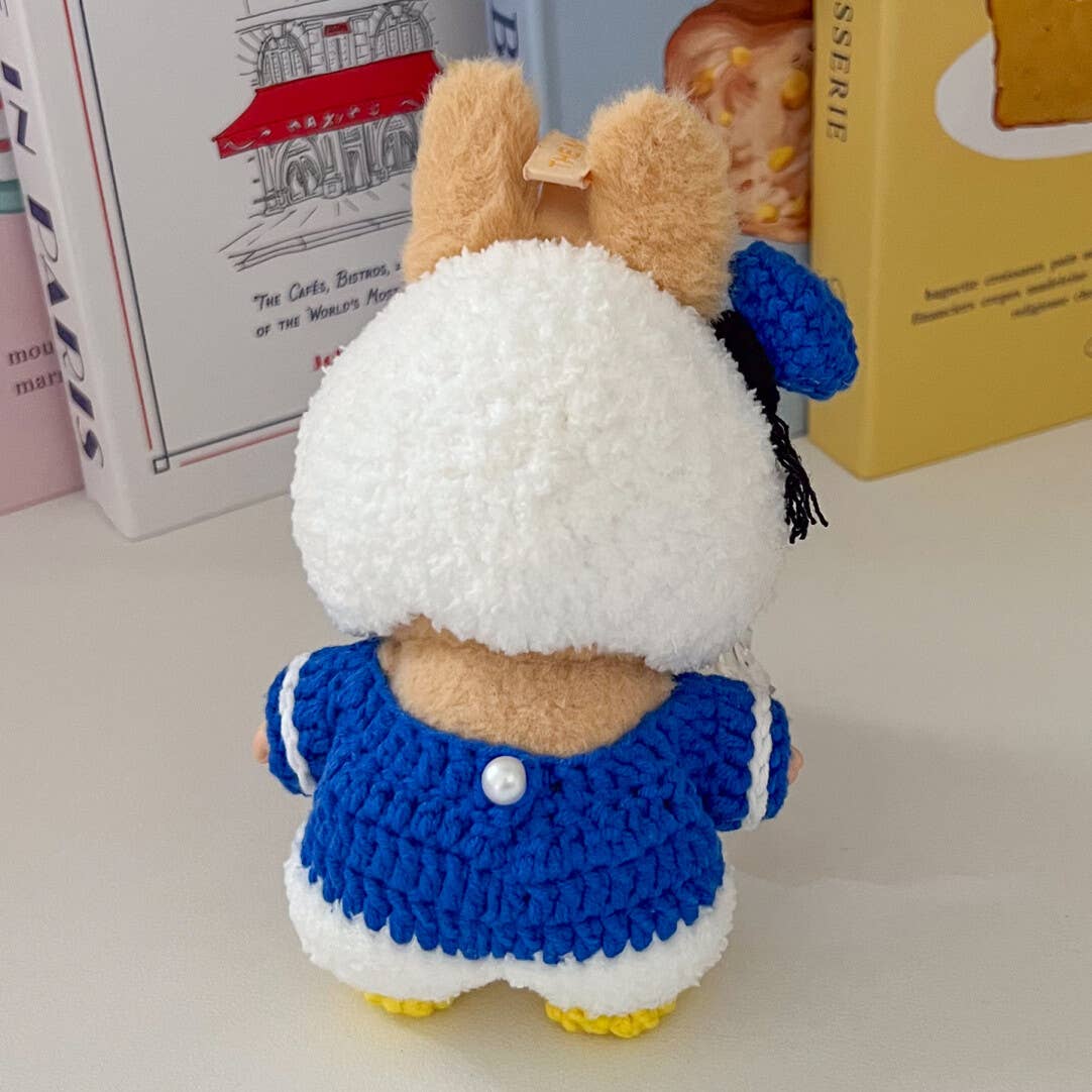 Crochet Donald Duck Labubu Outfit