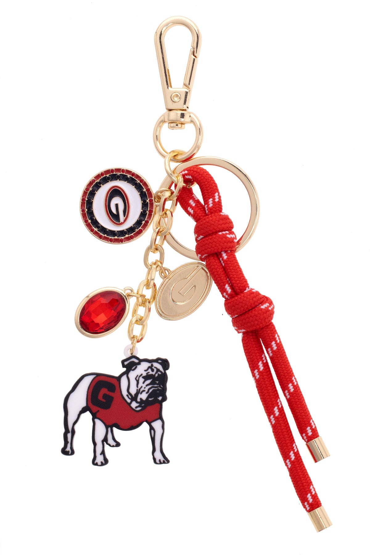 Georgia Bulldogs Cluster Bag Charm