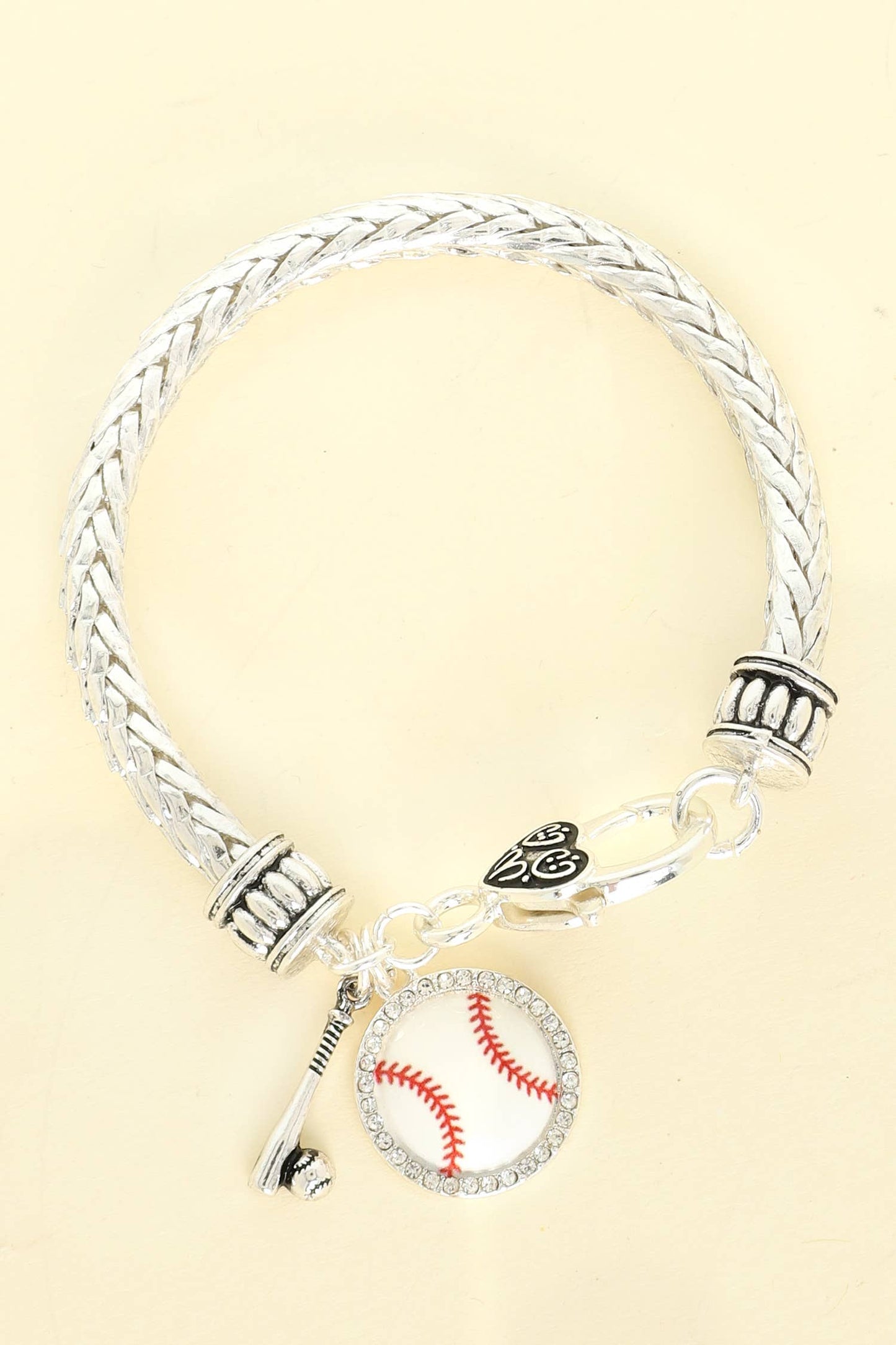 Gameday Baseball Charm Bracelet