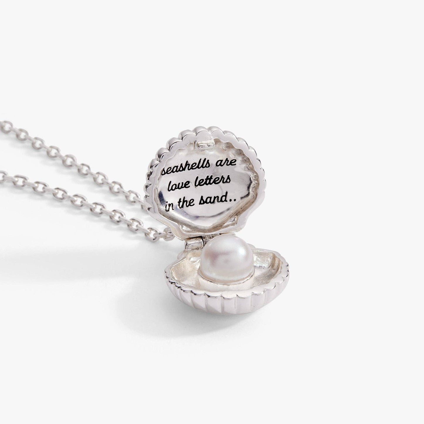 Salt + Sea 'Seashells Are Love Letters In The Sand' Seashell Locket Pendant