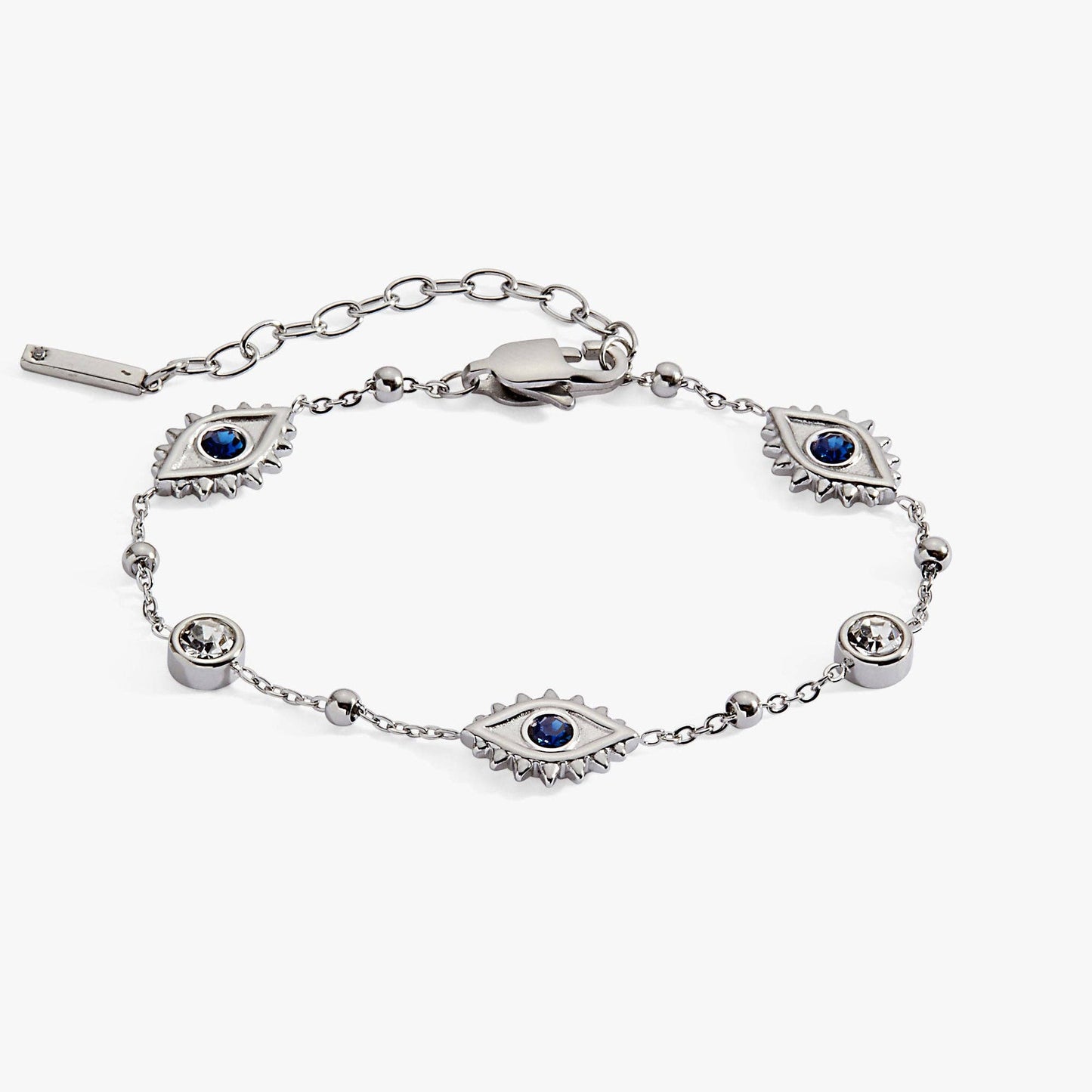 Evil Eye Crystal Stone Chain Bracelet