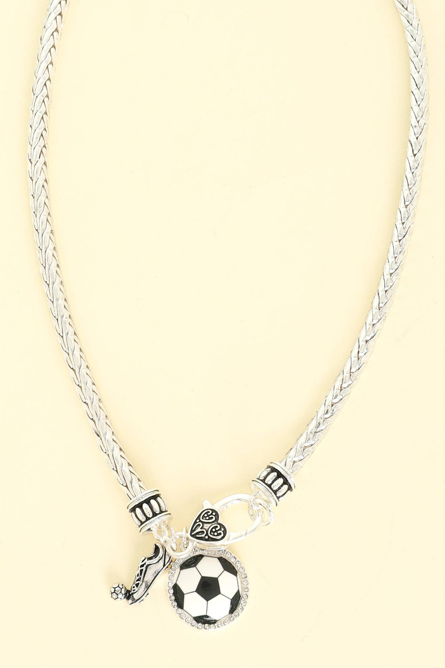 Gameday Soccer Charm Necklace