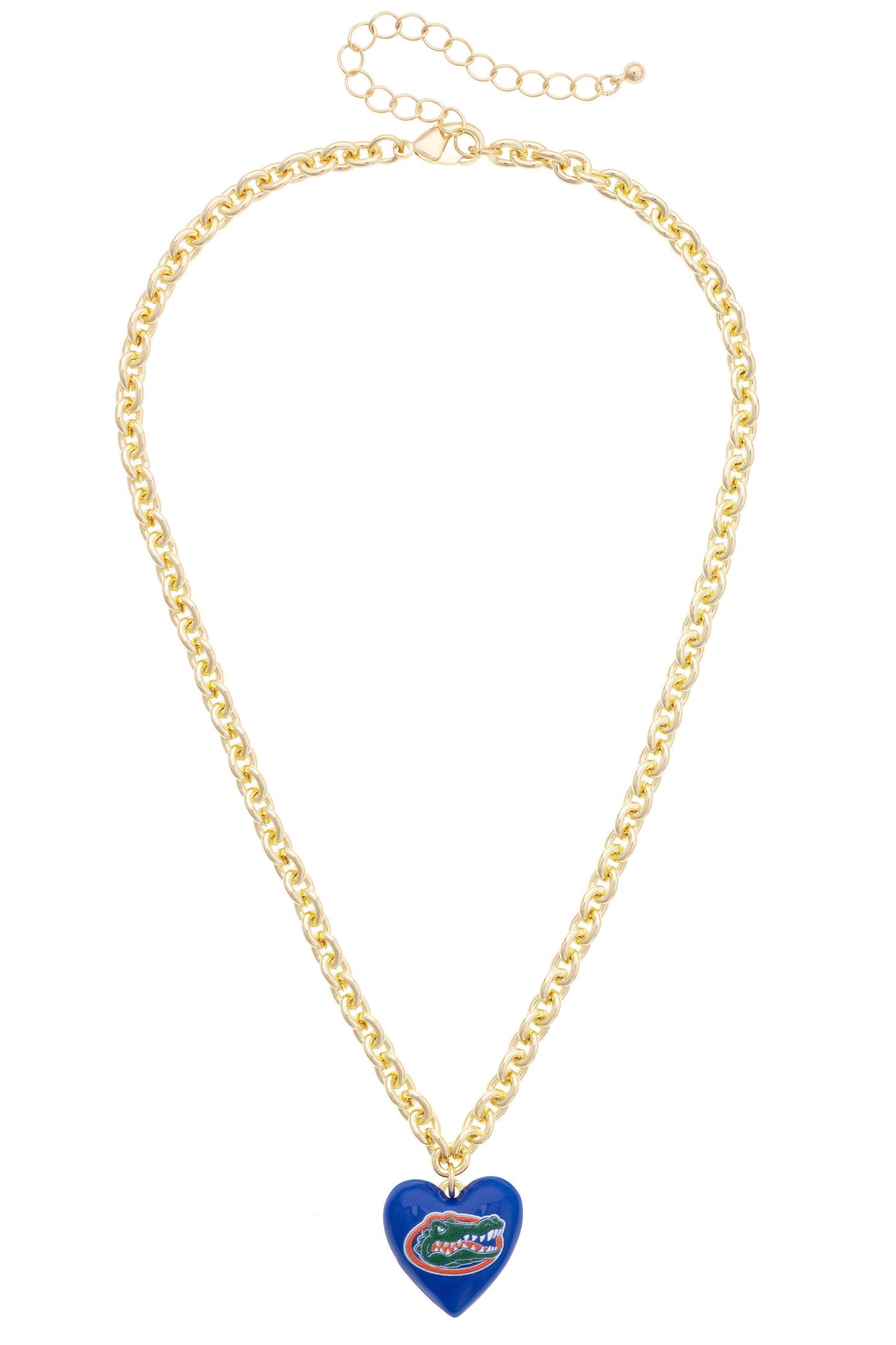 Florida Gators Heart Pendant Necklace
