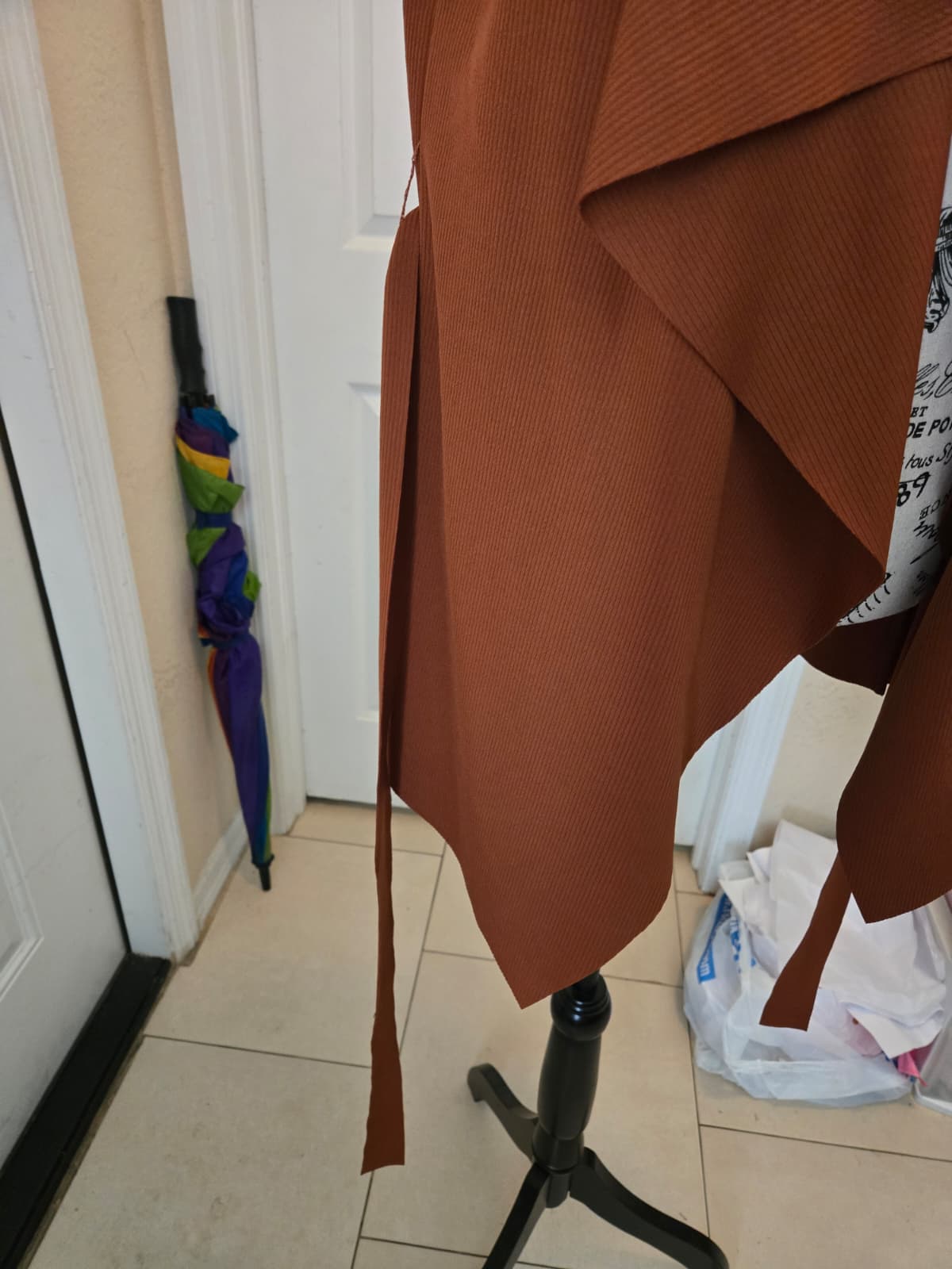 SHEIN Open Front Drape Vest Cardigan – Size Medium | Never Worn