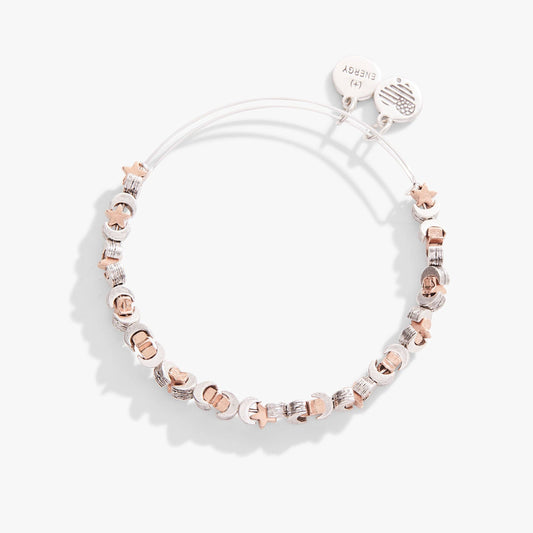 Moon + Star Beaded Bangle