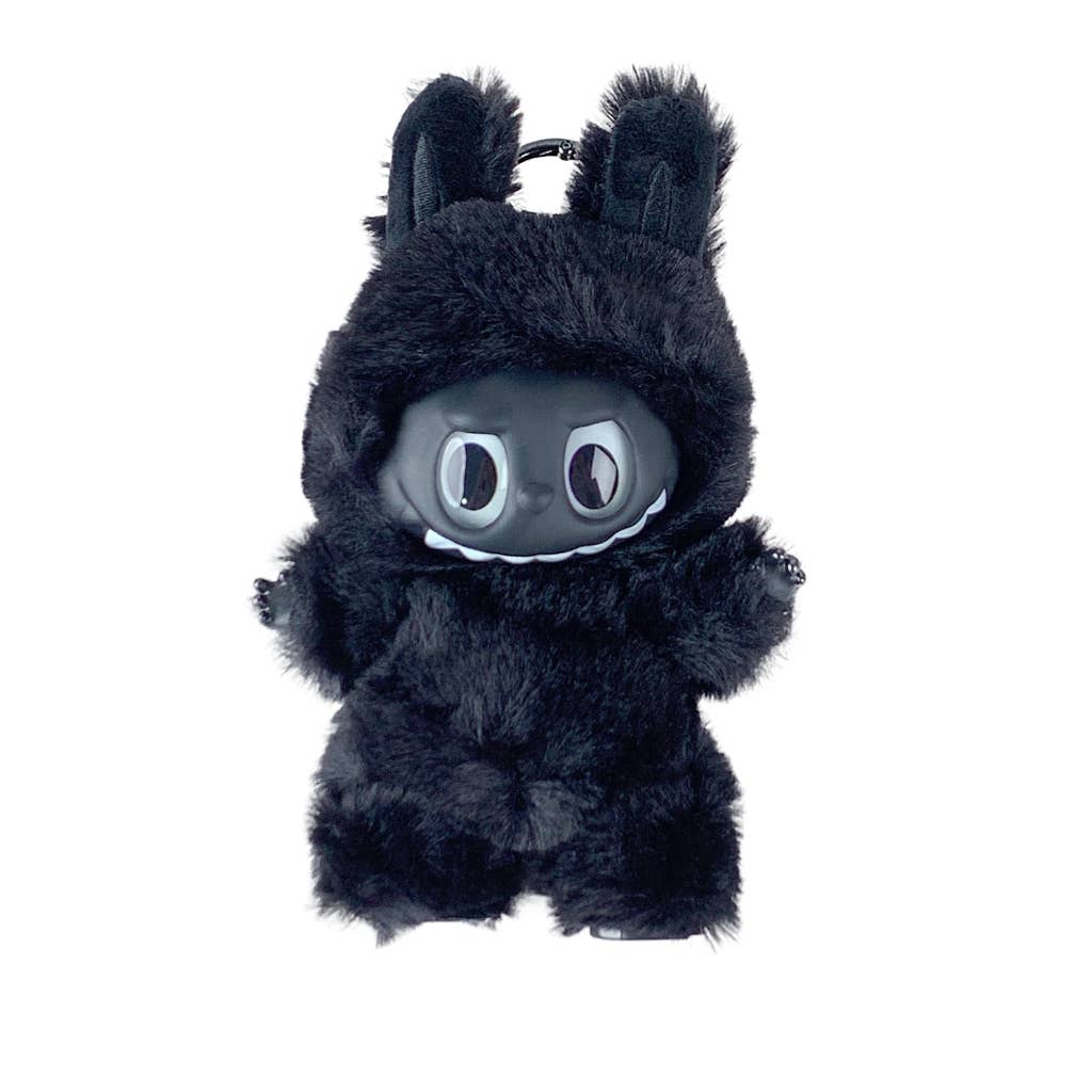 Black Labubu-Inspired Plush – Quirky & Full of Personality