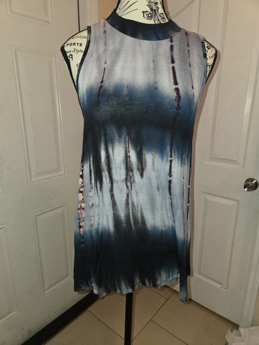 Ginger G Tie-Dye Sleeveless Tunic Top – Fits Like a Small
