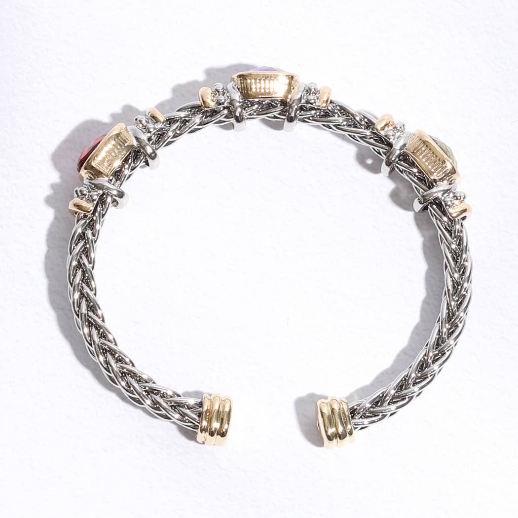 Square Multi Bangle Bracelet 5MM
