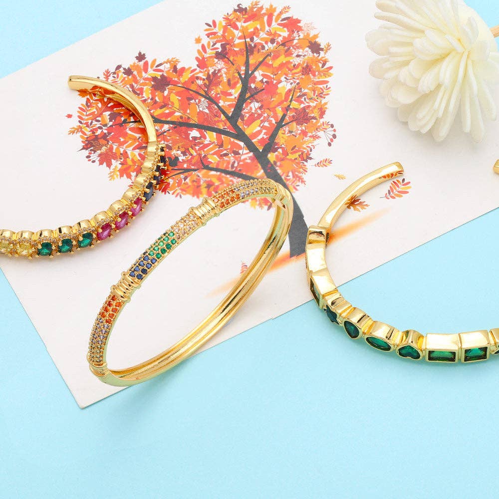 Multicolor Cubic Zirconia Bracelet