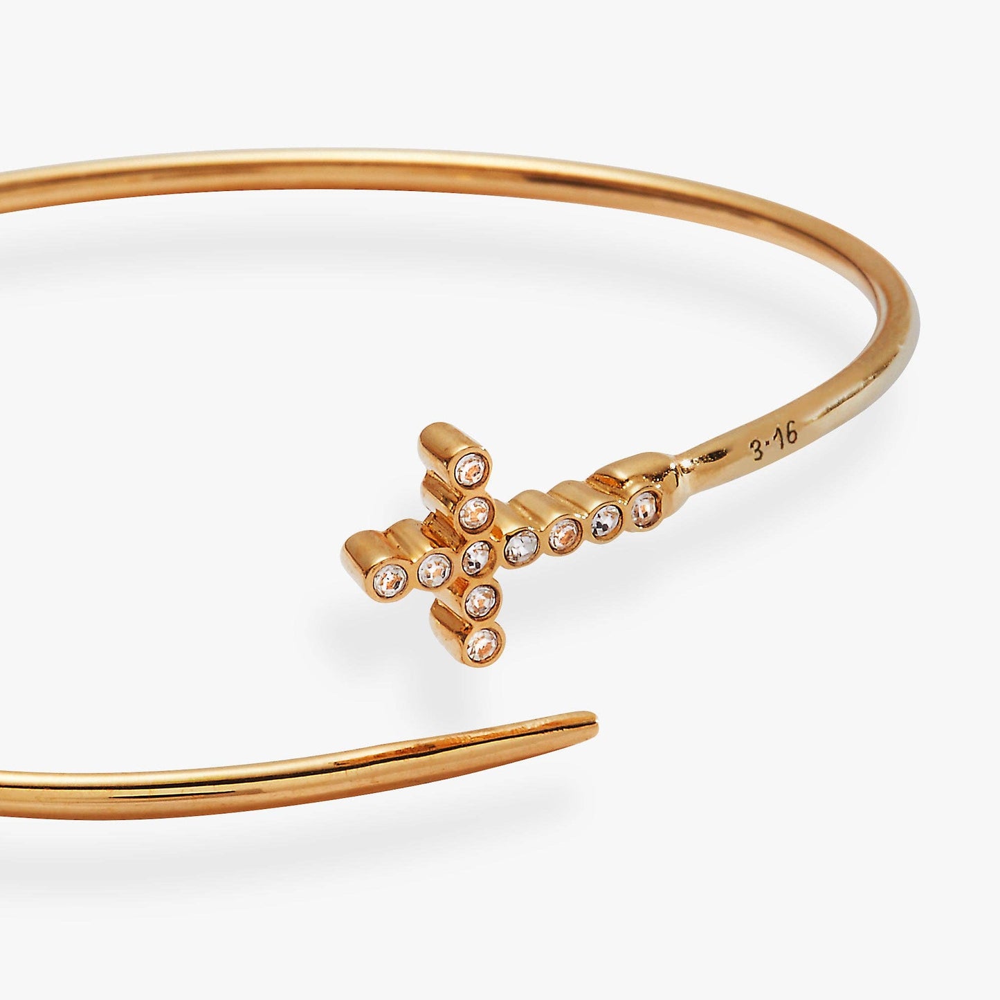 Faith Bespoken Cross Bangle