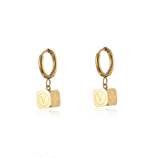 Hoop Luxury Style Earrings