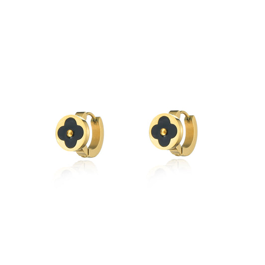High End Clover Studs