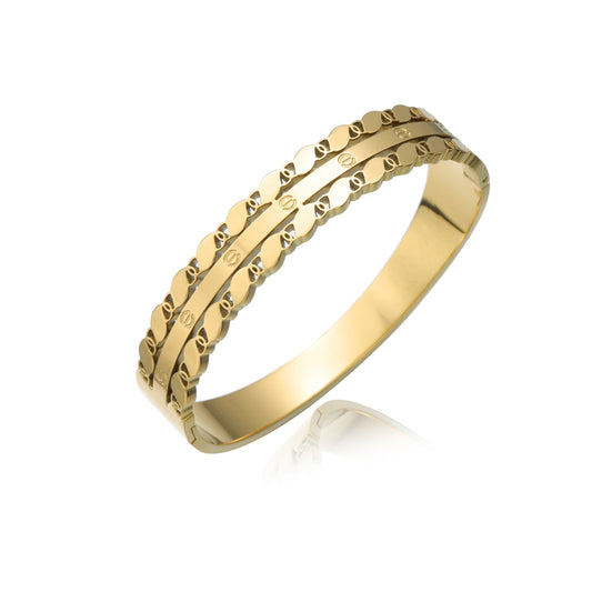 Eternal Icon Gold Luxe Cuff